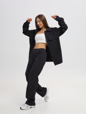 Костюм вельветовый 20686 графит